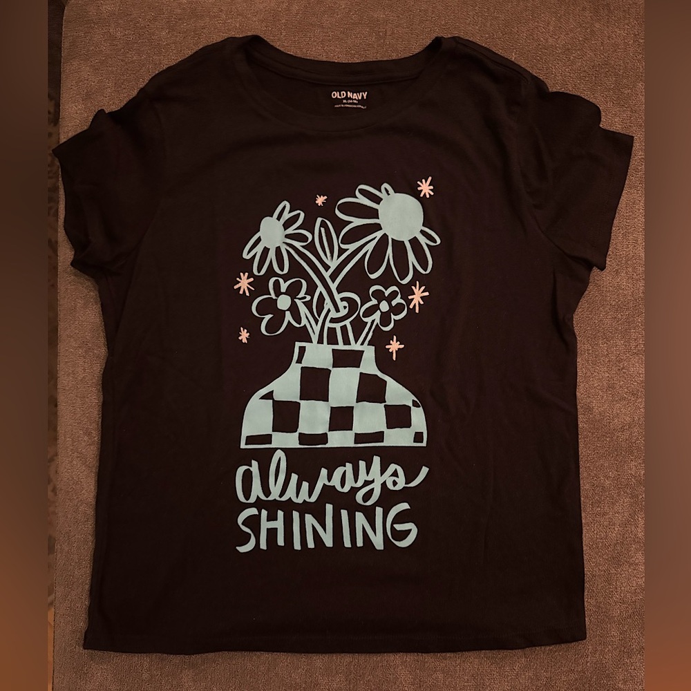 Old Navy “Always Shining” T-Shirt - (XL 14-16)